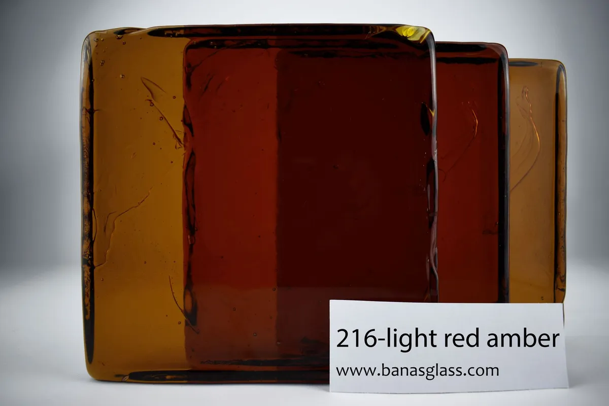 216 - Light Red Amber - 1